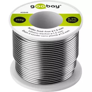 Solder Wire Lead-Free GOOBAY ø 1.5 mm 250 g