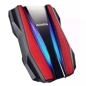 Внешний жёсткий диск ADATA HD770G 1 ТБ 2.5" USB 3.2 Gen 1, водонепроницаемый, чёрно-красный
