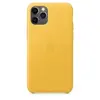 Apple ādas vāciņš iPhone 11 Pro - dzeltens Photo 3