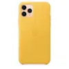 Apple ādas vāciņš iPhone 11 Pro - dzeltens Photo 6