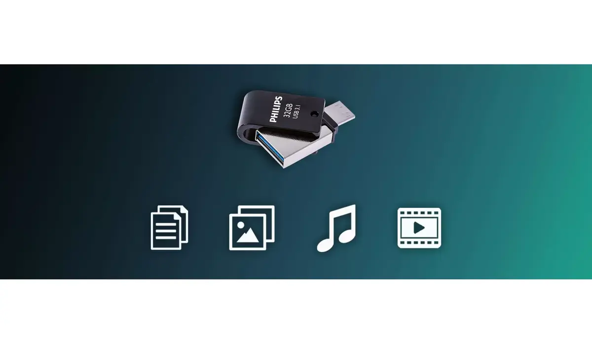USB flash drive Philips 32 GB FM32DC152B/00 Photo 3
