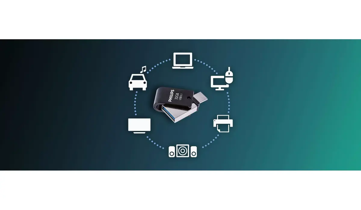 USB flash drive Philips 32 GB FM32DC152B/00 Photo 4