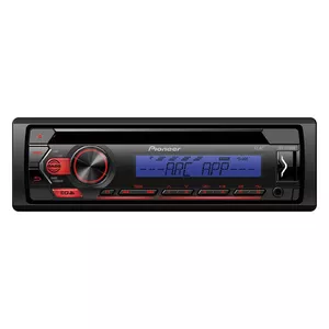 Pioneer DEH-S120UBB 1 DIN Car Media Receiver, 200W, FM Radio, MP3/WAV/WMA/AAC Support