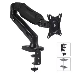 Monitor mount MACLEAN MC-860 desk mount for 27" (68.6 cm) screens, VESA 75x75–100x100, max load 8 kg, black
