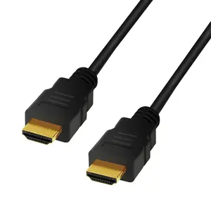LogiLink CH0077 HDMI kabelis Ultra High Speed HDMI Type A vīrietis uz HDMI Type A vīrietis 48 Gbit/s ARC Melns 1 m
