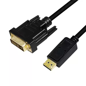 Адаптер видеокабеля LogiLink CV0131 2м DisplayPort DVI черный