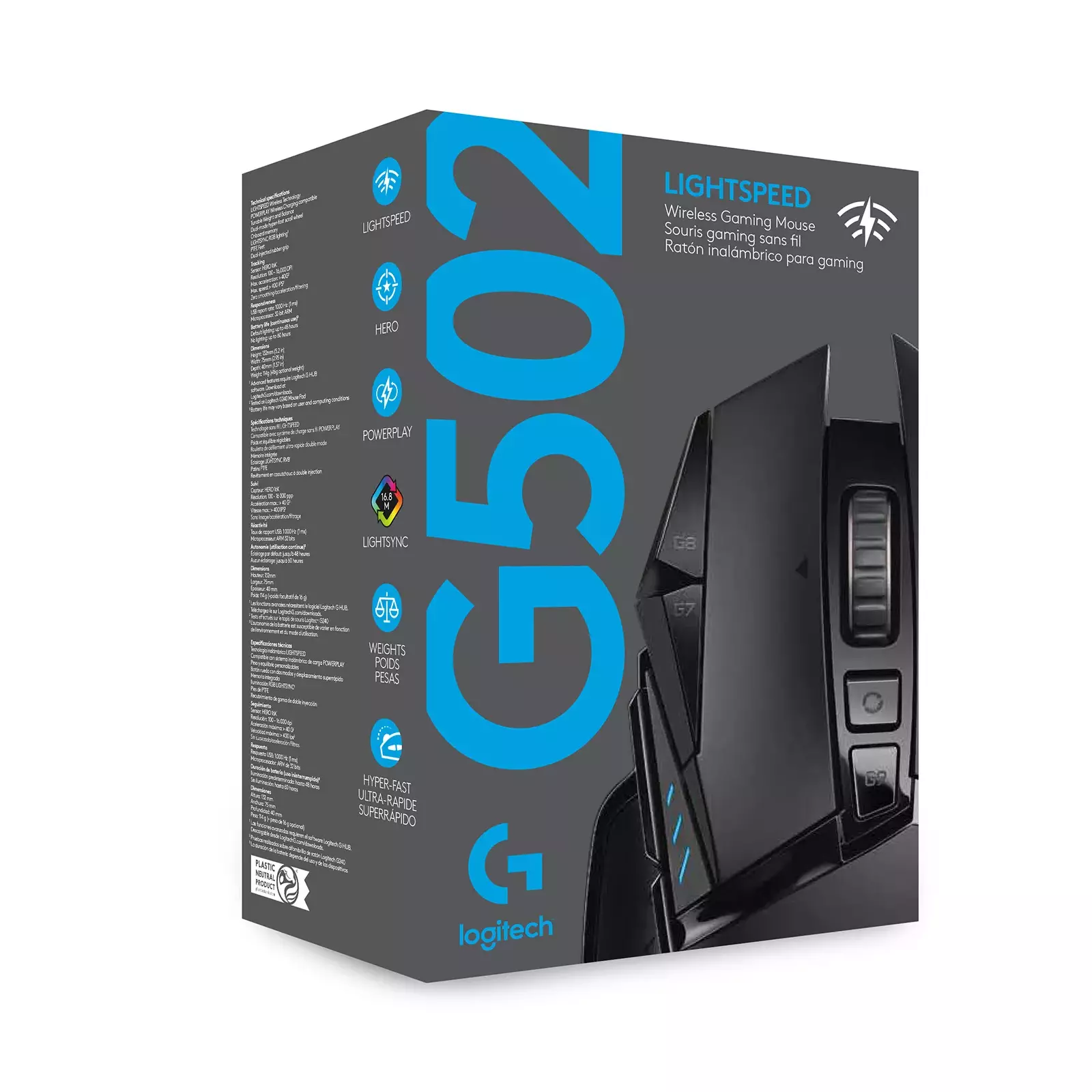 Spēļu pele Logitech G502 Hero Photo 8