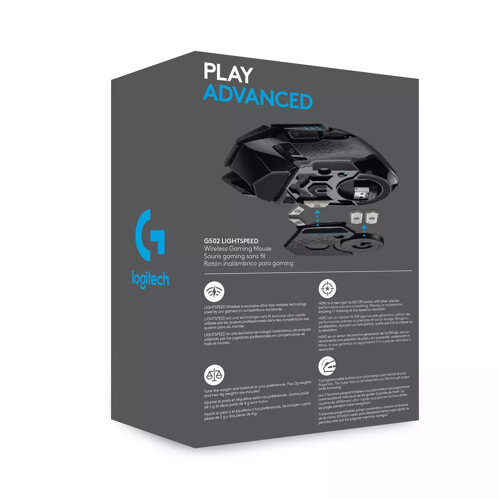 Spēļu pele Logitech G502 Hero Photo 11
