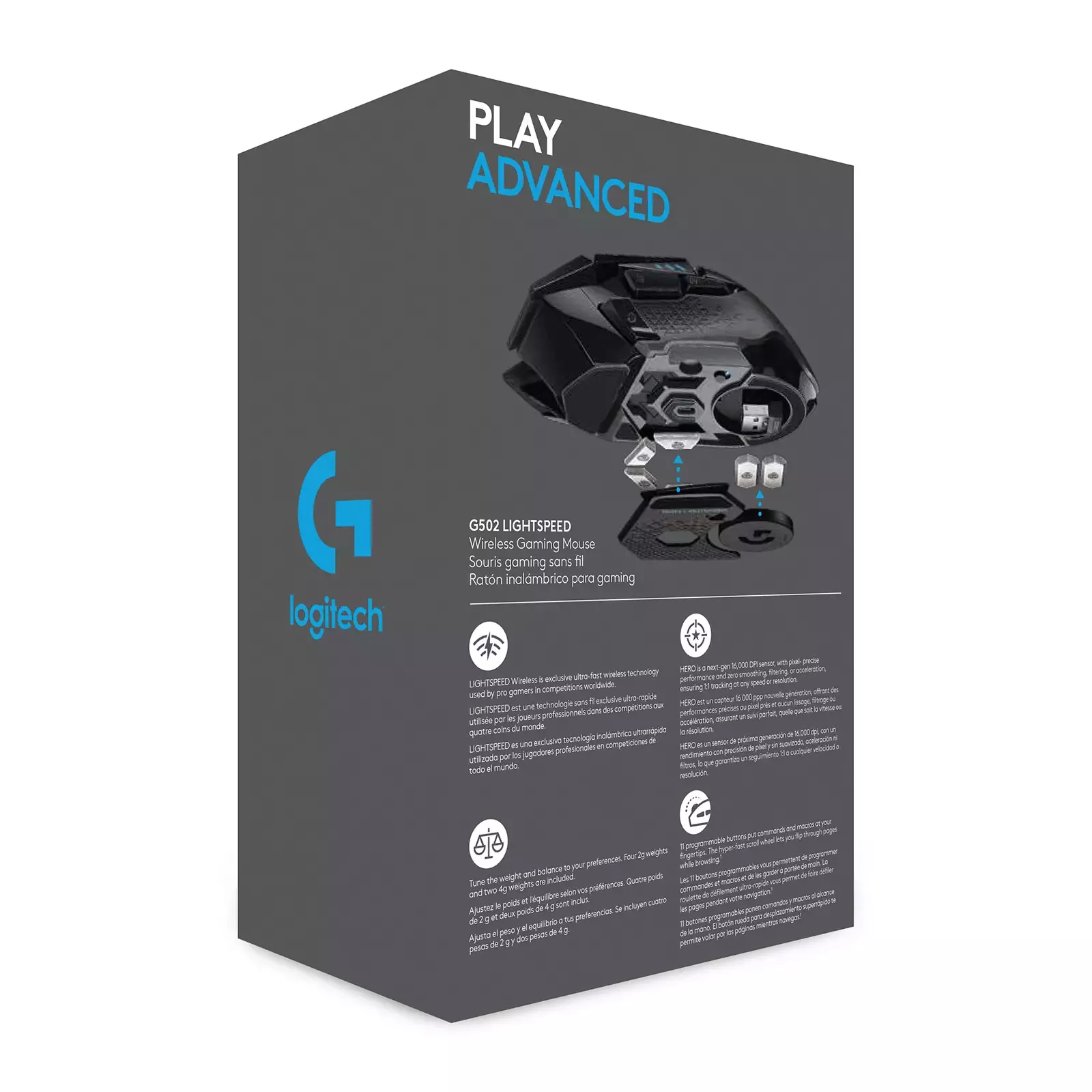 Spēļu pele Logitech G502 Hero Photo 12