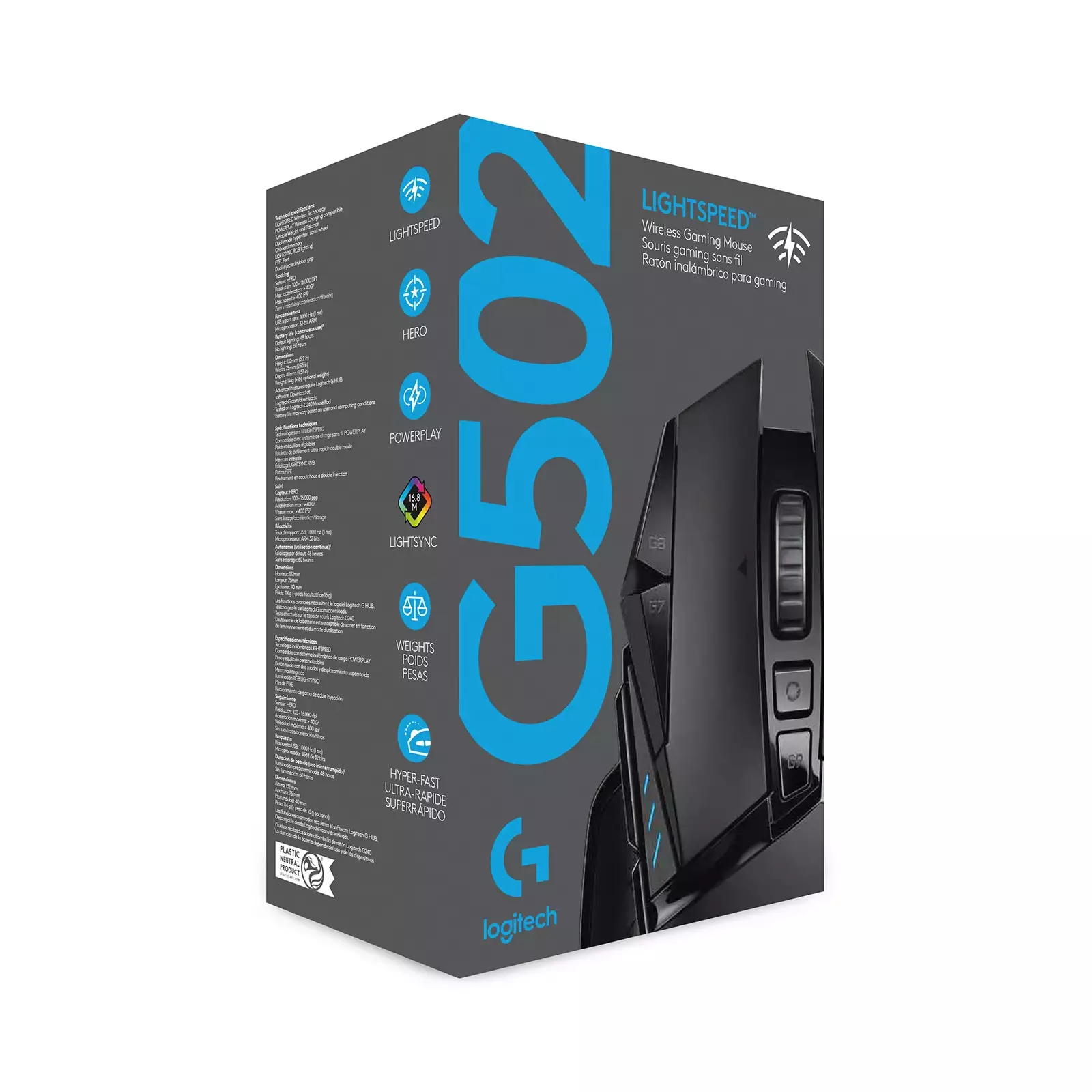Spēļu pele Logitech G502 Hero Photo 14