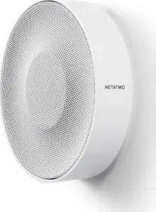 Wireless siren Netatmo NA-NIS01 Indoor White, 110 dB, USB port, AA x4, 130×35×130 mm
