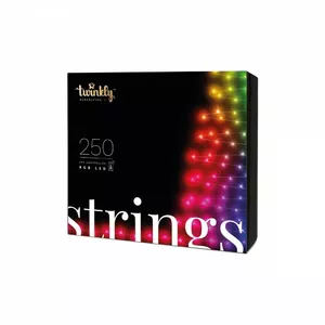 Twinkly Strings 250 (TWS250STP-BEU) Viedās Ziemassvētku eglīšu lampiņas 250 LED RGB 20 m