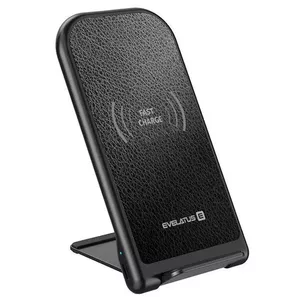 Evelatus EWD01 15W Беспроводная зарядка с Флип Стэндом для смартфона USB-C Черный