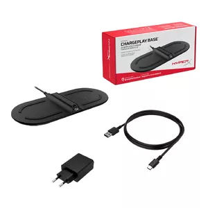 HyperX ChargePlay Base Универсальная Черный USB Беспроводная зарядка Быстрая зарядка Для помещений