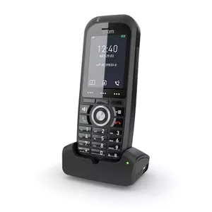 Snom M70 DECT telefona klausule Zvanītāja ID Melns
