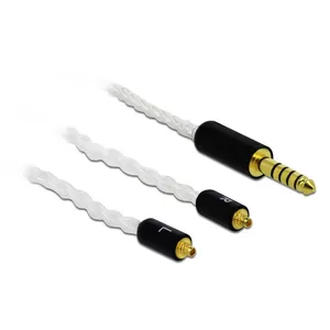 Audio kabelis DeLOCK 85846 1.2m 4.4mm 2x MMCX Balts