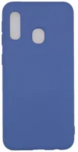 Evelatus smartphone soft touch silicone case for Samsung A20E, dark blue