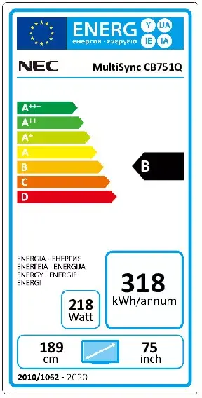 Интерактивная панель NEC CB751Q Photo 9