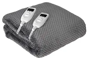 Electric blanket Adler CR 7417, fleece, 160×150 cm, 60 W, 8 heat levels, timer, detachable cable, overheat protection