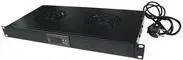 Techly I-CASE FAN-TC4 1U 19-inch Rack Fan Panel with 4 Fans