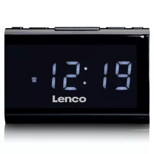 Lenco CR-525 Radio schwarz Digital alarm clock Black