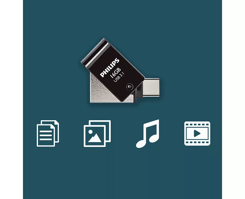 USB Flash Drive Philips 16GB FM16DC152B/00 Photo 5