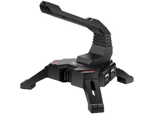 USB хаб держатель для мыши Sandberg 2in1 USB Hub Bungee USB 2.0 4 порта 1500 Мбит/с черный кабель 1 м