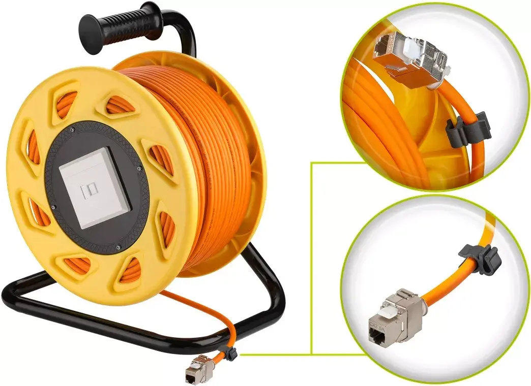Goobay Portable RJ45 Network Cable Reel 90m Photo 6