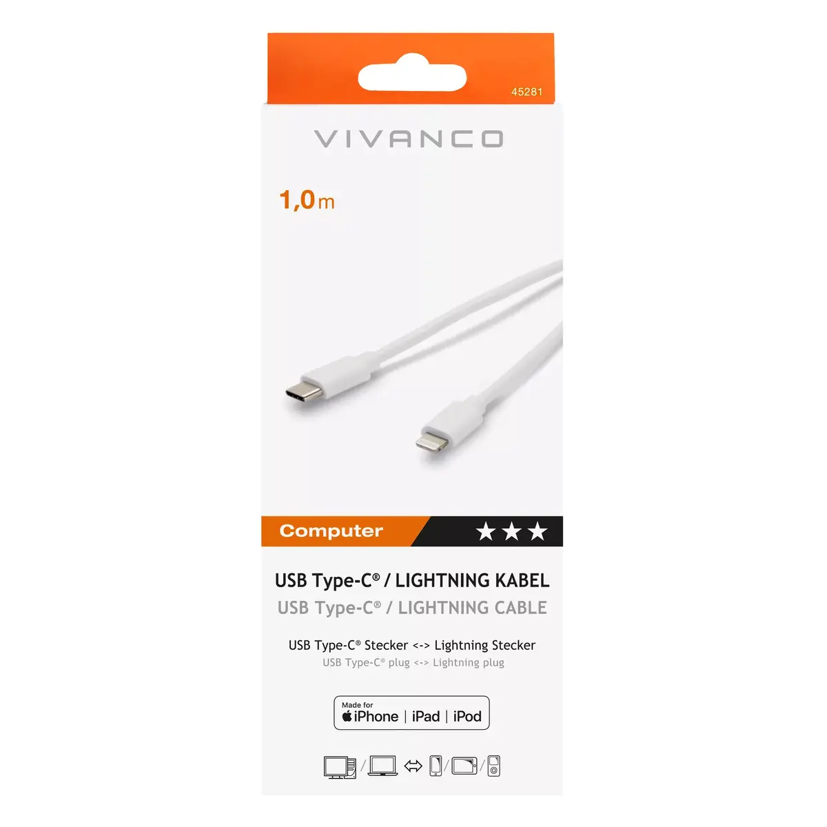 Cable Vivanco CC UC L 10 Photo 2