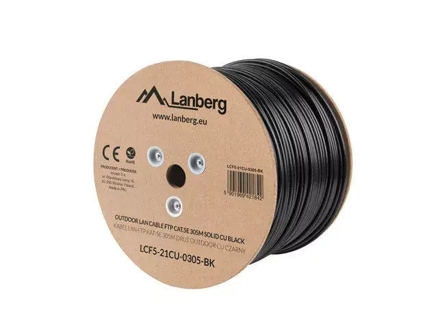 LANBERG Cat5e сетевой кабель LCF5-21CU-0305-BK Photo 2