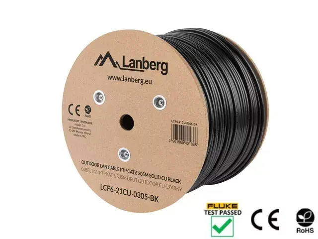 Сетевой кабель Lanberg LCF6-21CU-0305-BK Photo 2