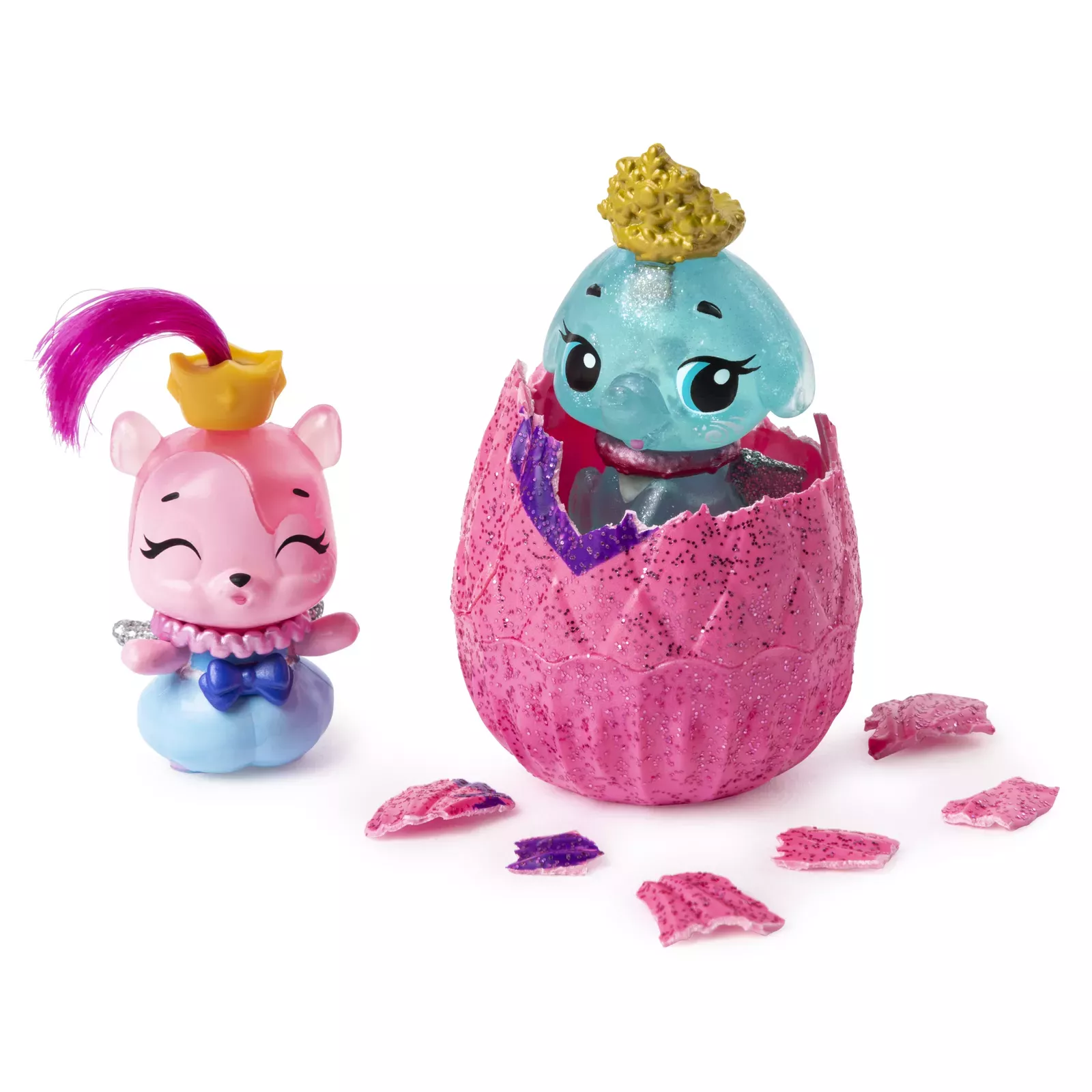 Hatchimals CollEGGtibles, Glitter Salon Playset with 2 Exclusive, for Kids Aged 5 and Up