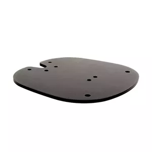 Bolt-Down Floor Base B-TECH SYSTEM X BT8380 for floor mounting, 240×240×6 mm, 200 kg, black