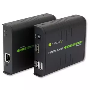 Techly IDATA-HDMI-KVM2 KVM pagarinātājs Raidītājs un uztvērējs