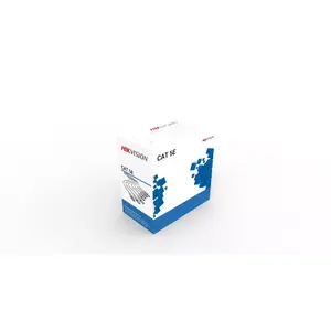 Tīkla kabelis Hikvision DS-1LN5E-E/E Melns 305 m Cat5e U/UTP