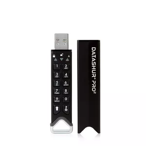 iStorage datAshur PRO2 USB zibatmiņa 128 GB USB Type-A 3.2 Gen 1 (3.1 Gen 1) Melns