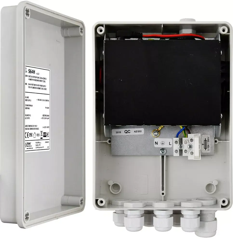 PULSAR S64H PoE Switch — 6x 10/100 Mbps Photo 7