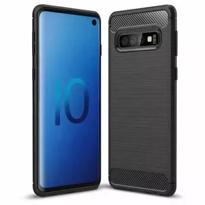 Phone back case iLike for Samsung Galaxy Note 10, Carbon Black, protective slim shell