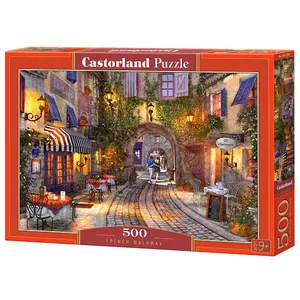 Castorland French Walkway 500 pcs Puzle Pilsēta