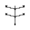 Desk Mount Multibrackets M VESA Officeline Quad Black Photo 2