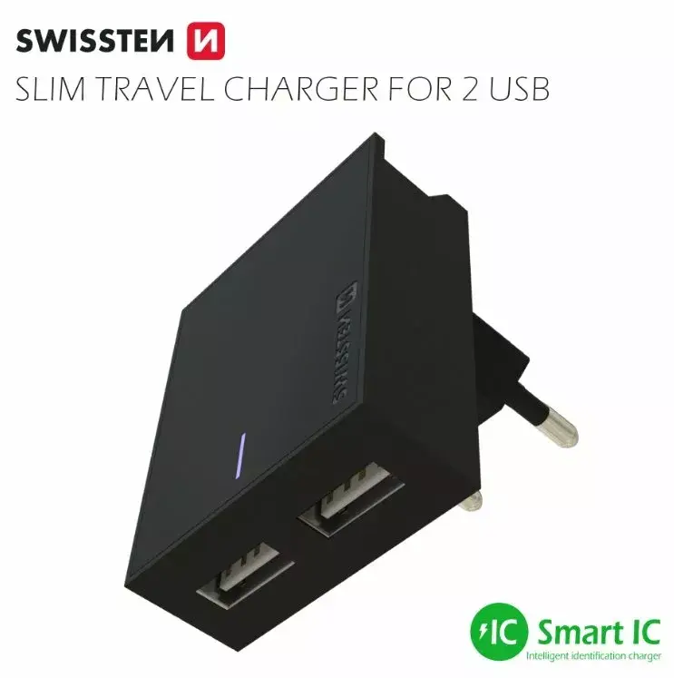 SWISSTEN SW-DET-3AWCUC-B lādētājs 3A 15W Photo 2
