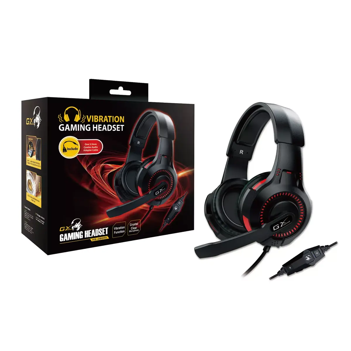 Genius HS-G600V проводные накладные игровые наушники Photo 2