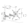 Multibrackets M VESA Flexarm 360 III White Photo 12