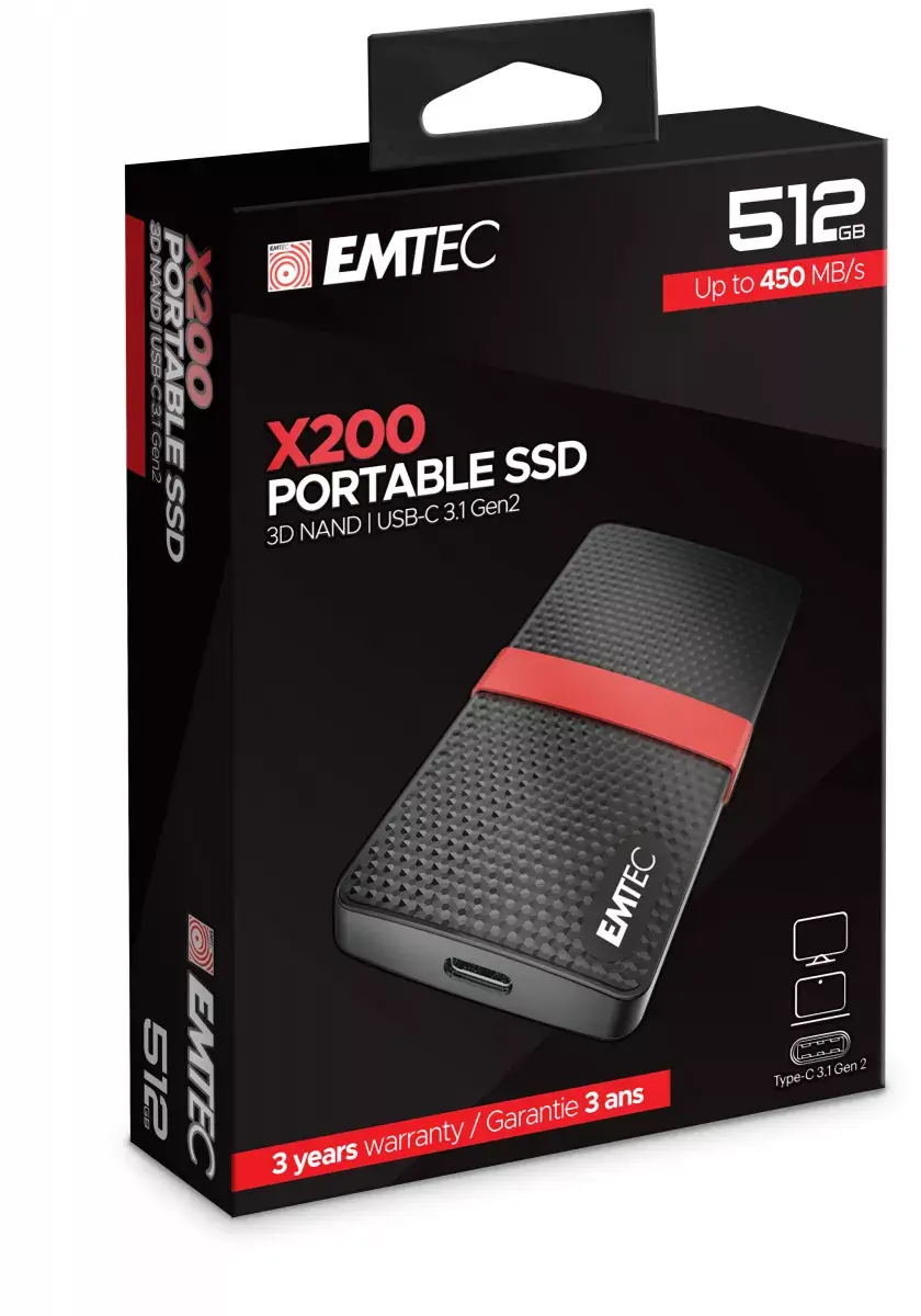SSD Emtec 512ГБ X200 Photo 2