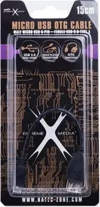 Кабель USB 2.0 NATEC NKA-0614 — USB A на Micro-USB B, 0,15 м, чёрный