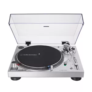 Jostu piedziņas audio gramofons Audio-Technica AT-LP120XUSB Sudrabs Rokas