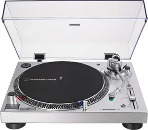 Belt-drive audio turntable Audio-Technica AT-LP120XUSB Silver Manual