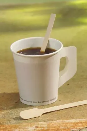 Disposable wooden spoon Papstar 16715 — 13 cm Photo 2