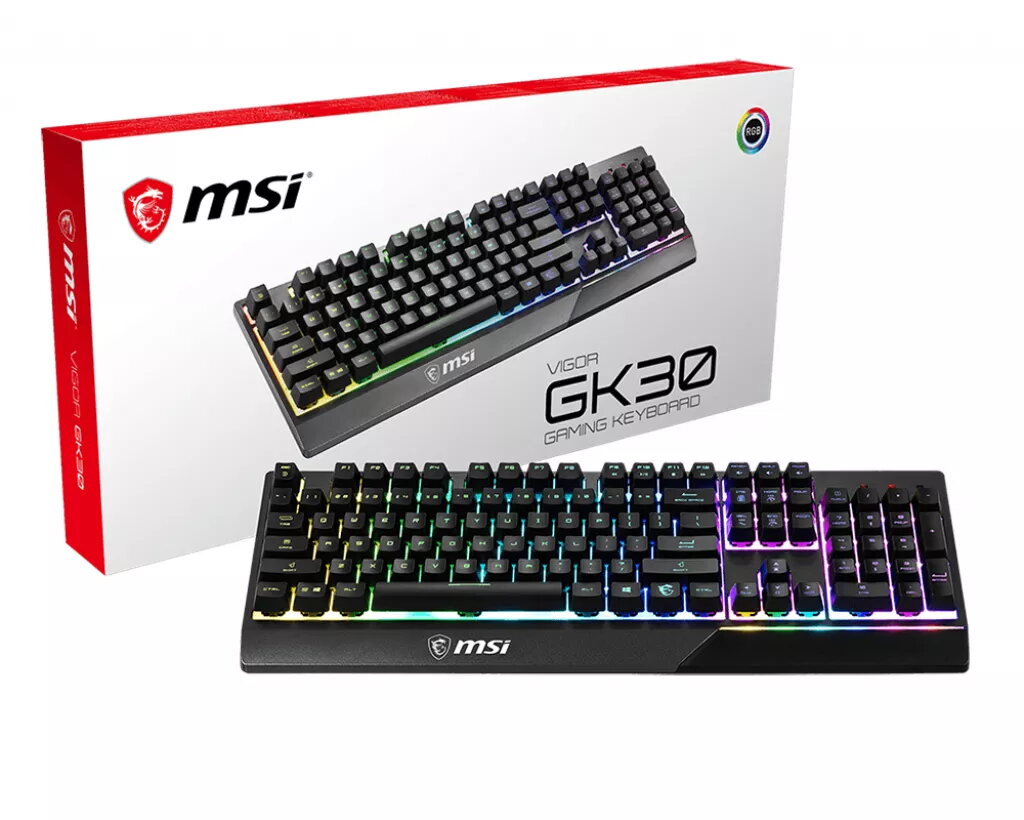 Klaviatūra MSI Vigor GK30 Gaming USB
