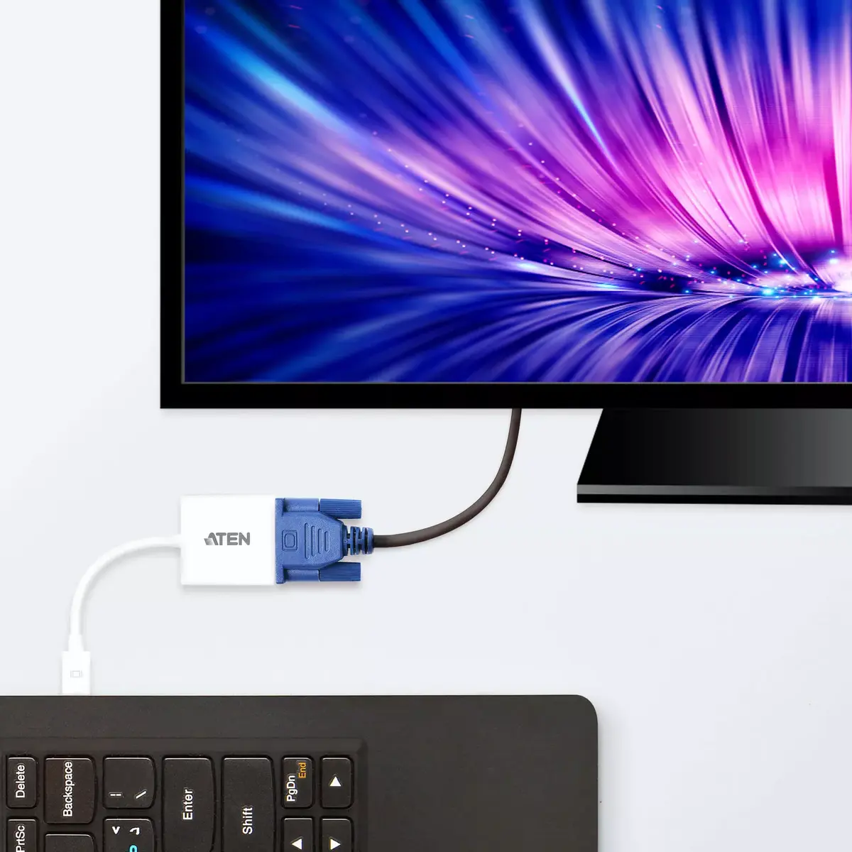 Mini DisplayPort uz VGA pārveidotājs ATEN VC920-AT Photo 2